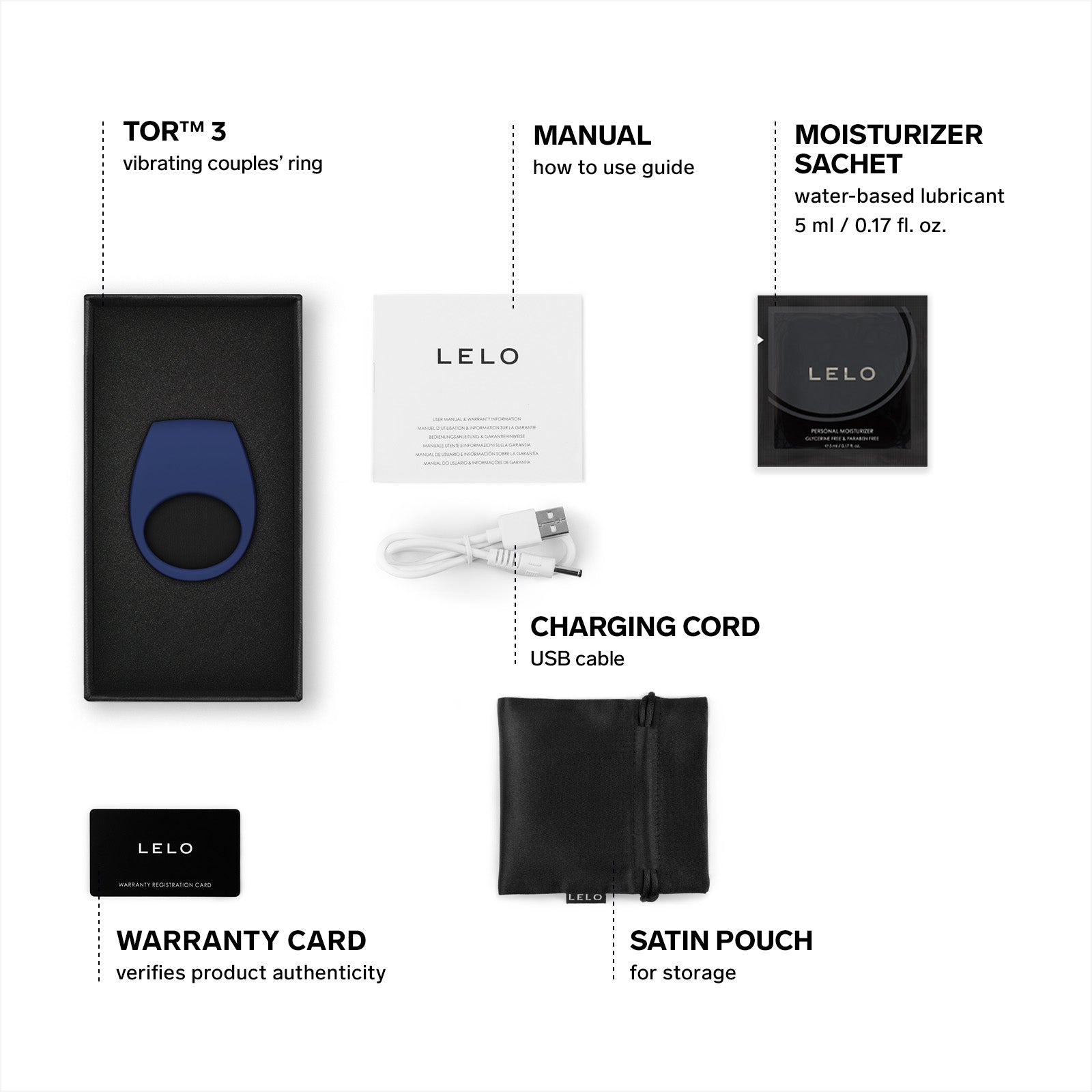 LELO Tor 3 Vibrations-Penisring App-gesteuert