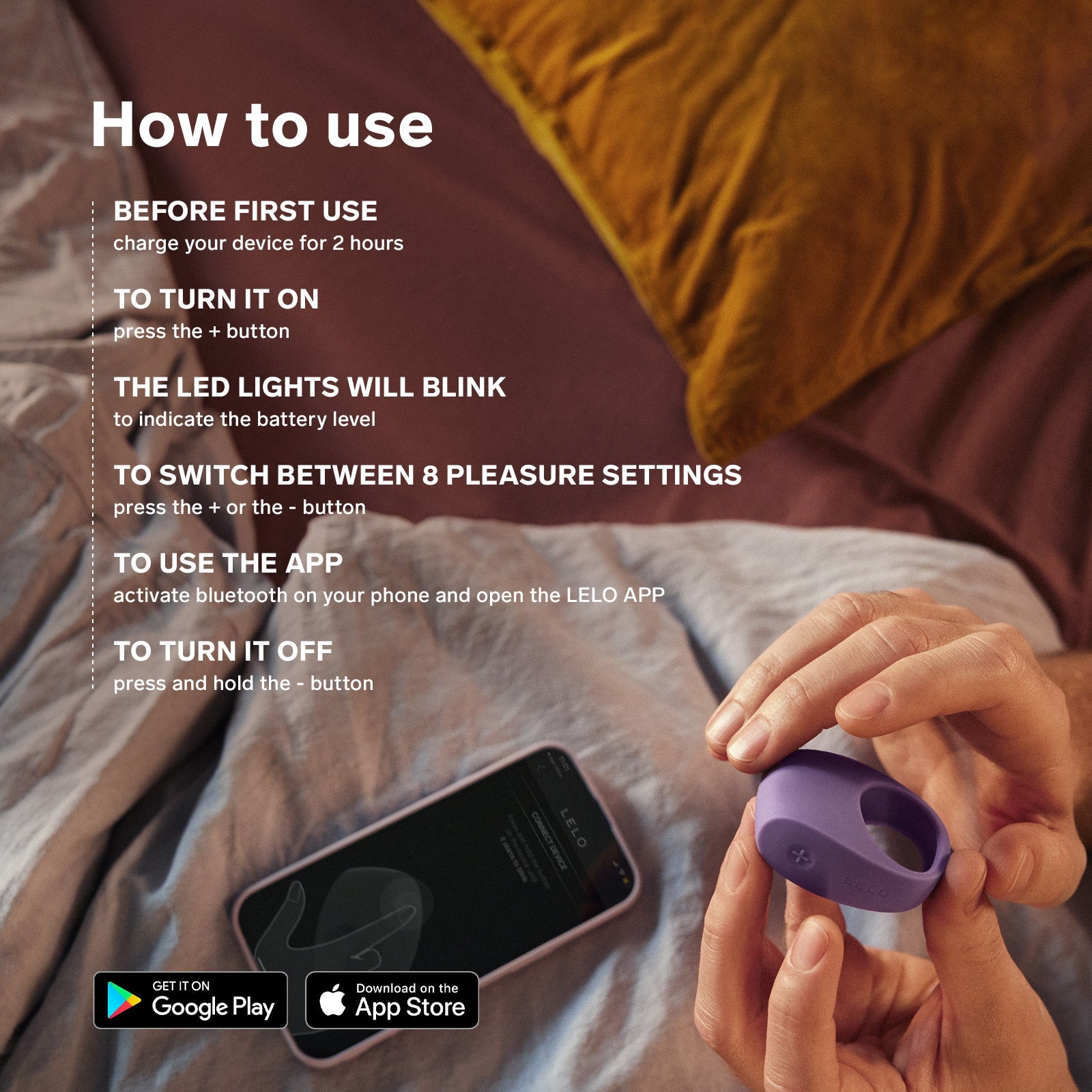 LELO Tor 3 Vibrations-Penisring App-gesteuert