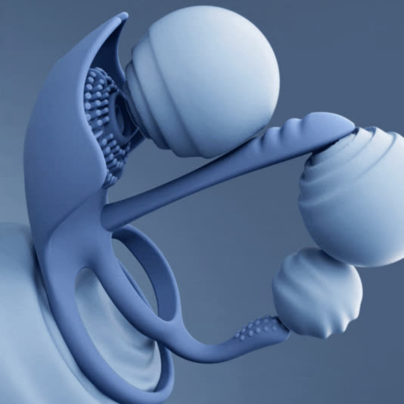 Barzillai Cocker Vibrating Cock Ring App-Controlled