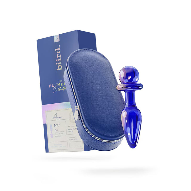 Biird Anii mittelgroßer Glas-Buttplug