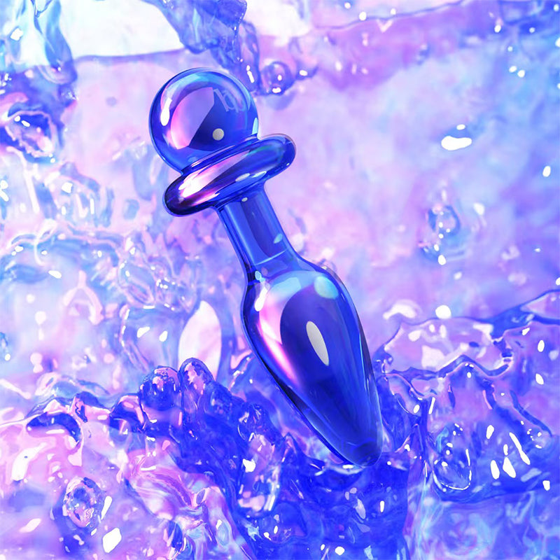 Biird Anii mittelgroßer Glas-Buttplug