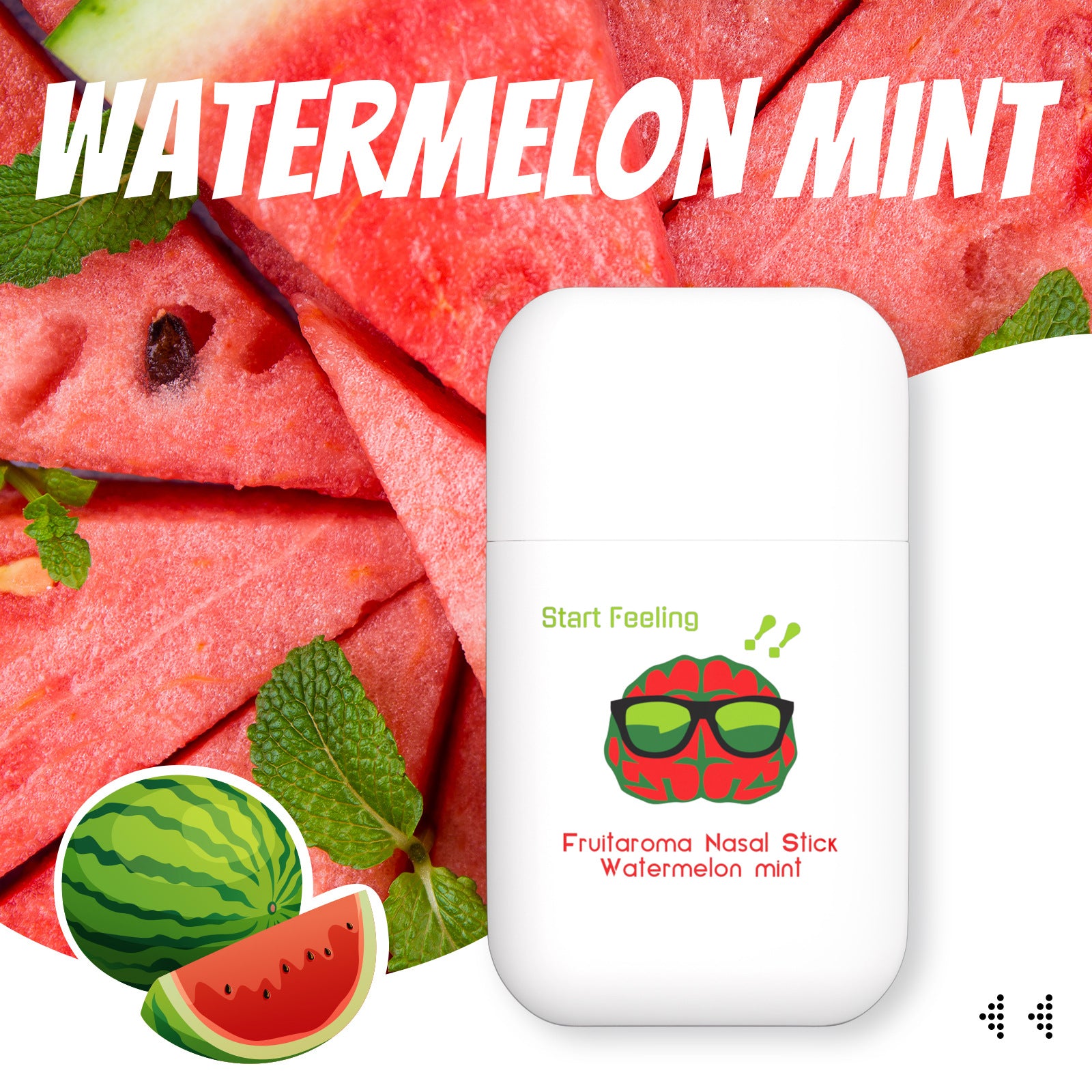 CAUSONE Start Feeling Fruit Aromatherapy Nasal Inhaler Stick