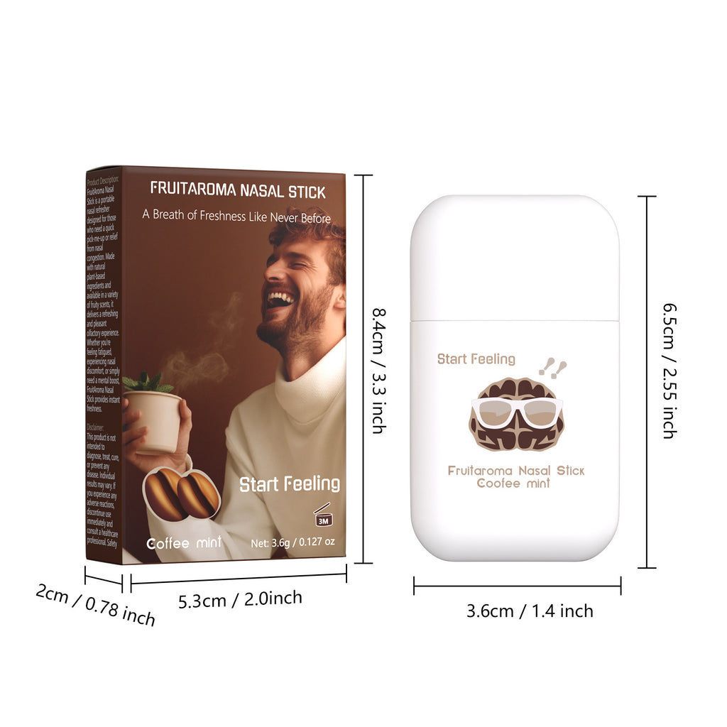 CAUSONE Start Feeling Fruit Aromatherapy Nasal Inhaler Stick