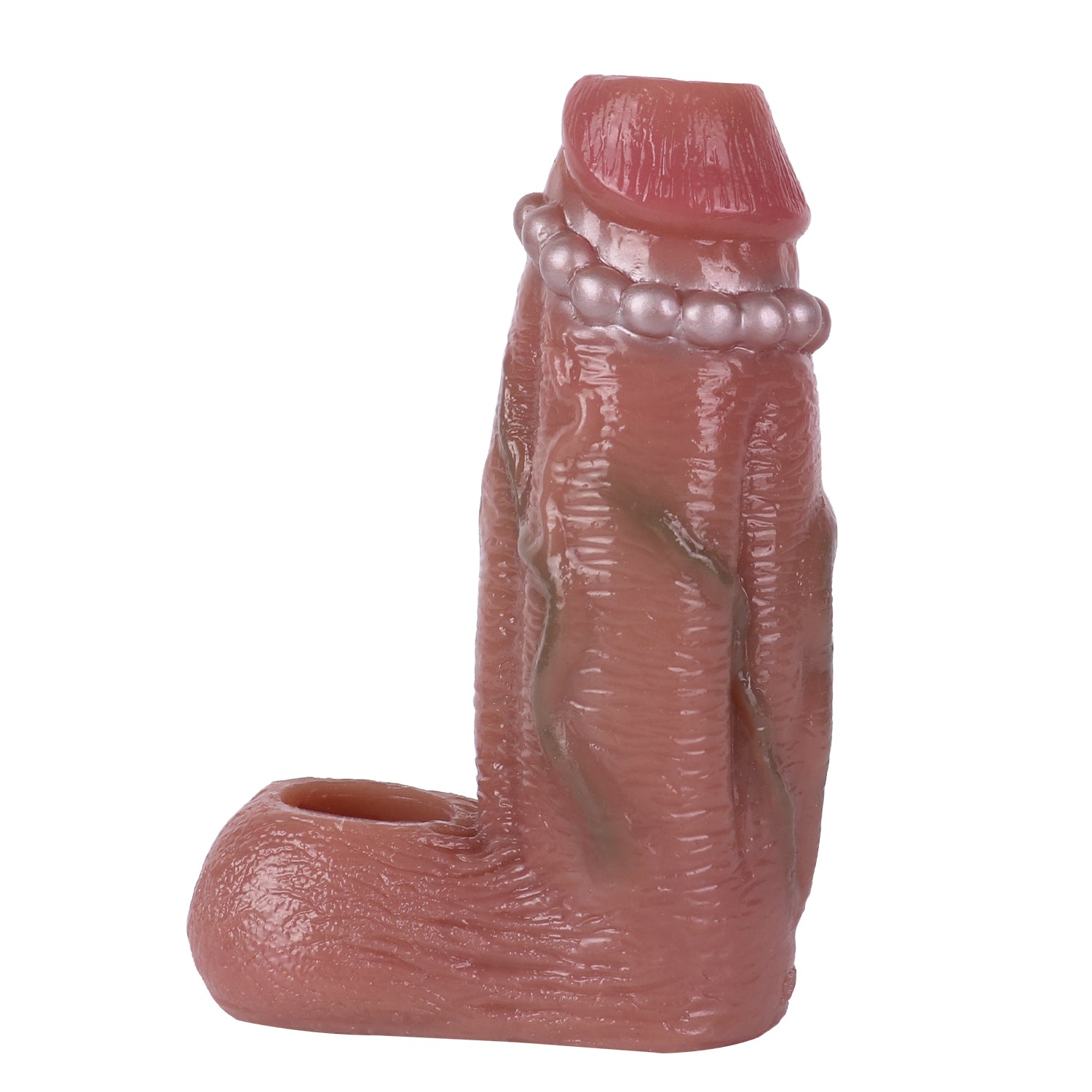 Kranzperlen-Sattelgurt Realistische Hülle für 6,1-Zoll-Schwanz