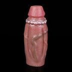 Crown Beaded Girth Realistic Cock Sleeve 6.1-Inch