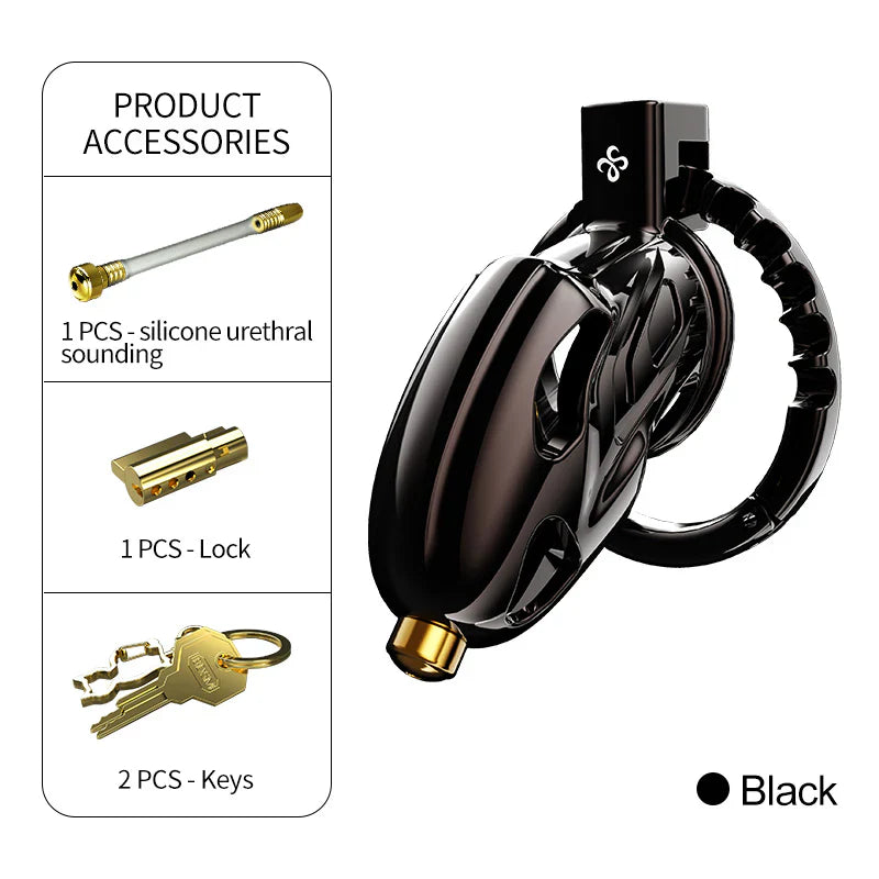 LOCKINK Sevanda Outlaw Urethral Sounding Male Chastity Cage