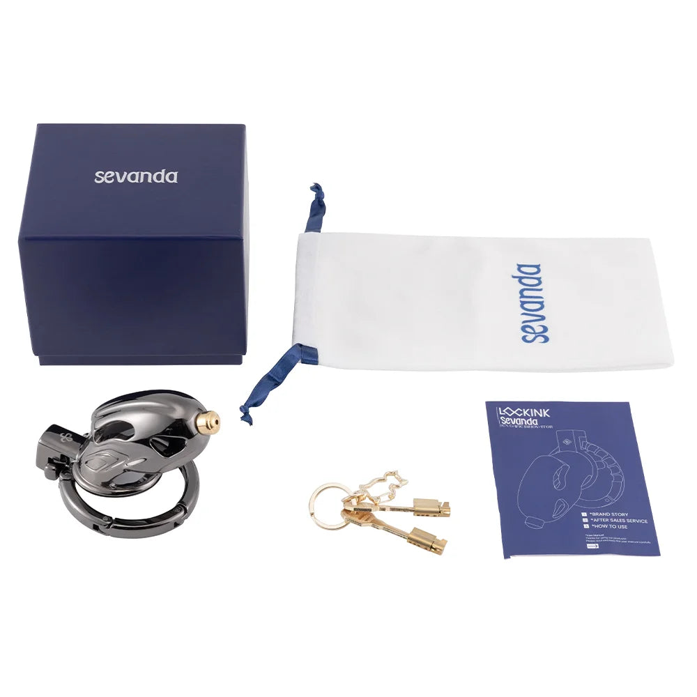 LOCKINK Sevanda Outlaw Urethral Sounding Male Chastity Cage
