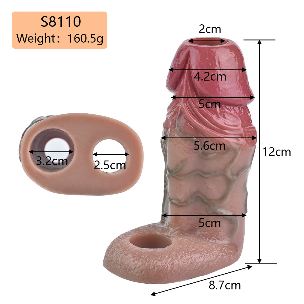 Nebuka II Realistischer Cock Sleeve 4,7-Zoll