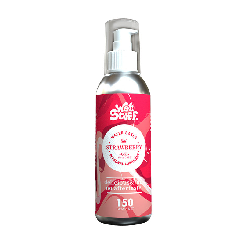 Wet Stuff Strawberry Edible Water-Based Lubricant 150g