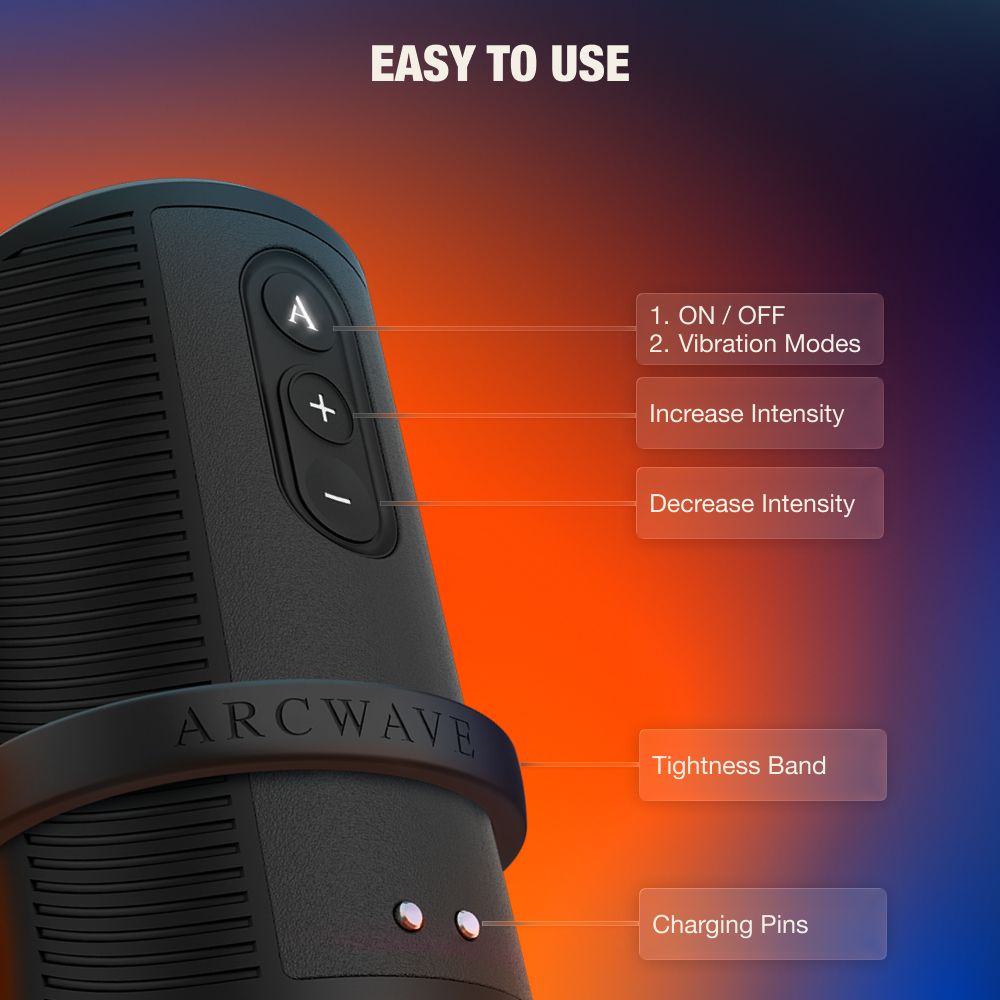 Arcwave Zing Versatile Vibrating Male Masturbator