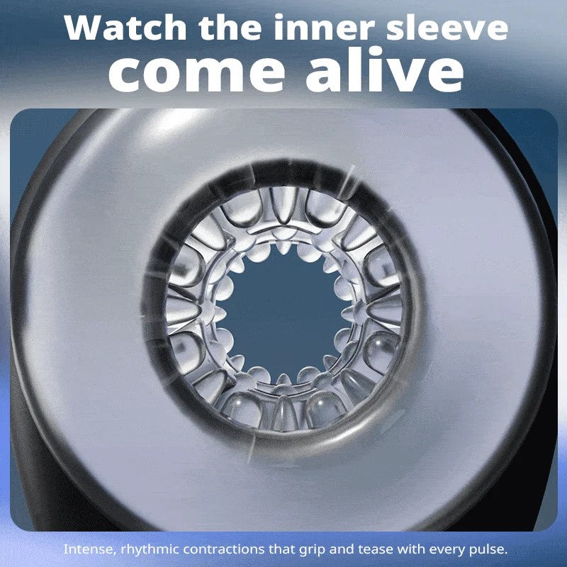 Hands-Free Wearable Belt Male Masturbator Remote Controlled