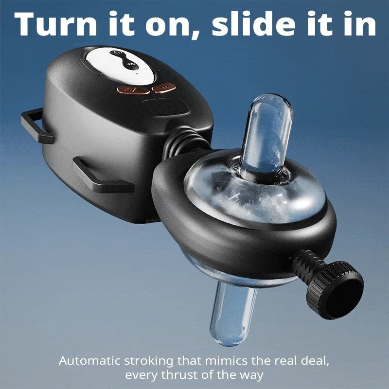 Freihändig tragbarer Gürtel-Masturbator für Männer, ferngesteuert