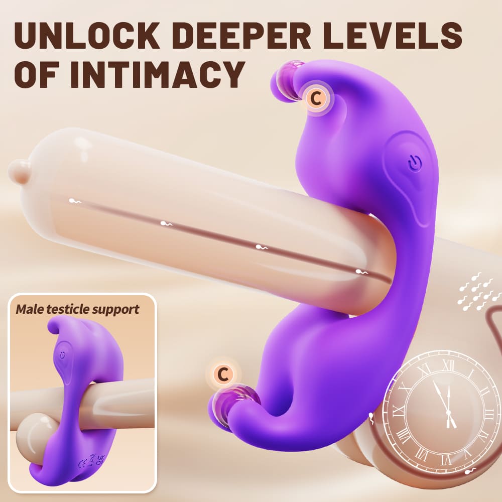 Bunny Wearable Clitoral Vibrating Cock Ring App Controlled
