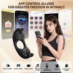 Bunny Wearable Clitoral Vibrating Cock Ring App Controlled