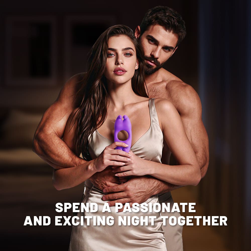 Bunny Wearable Clitoral Vibrating Cock Ring App Controlled