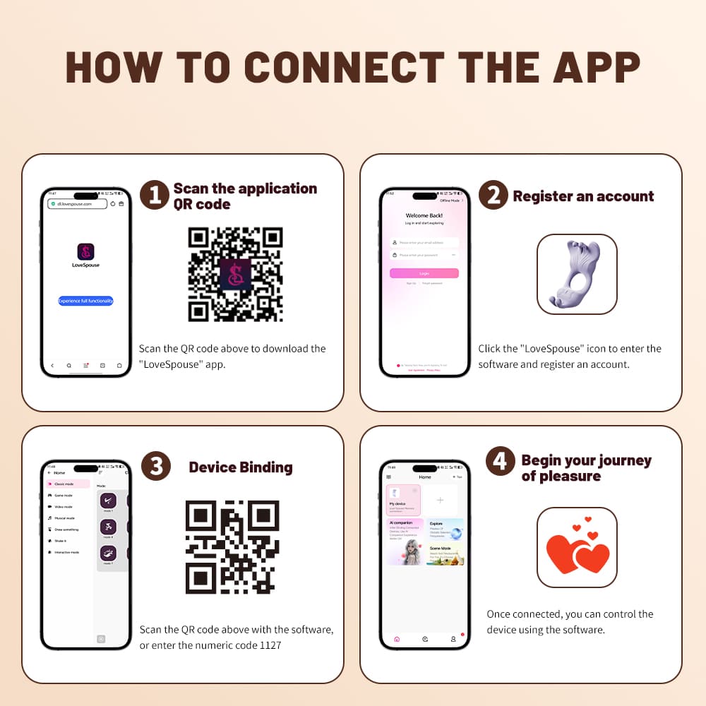Bunny Wearable Clitoral Vibrating Cock Ring App Controlled