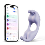 Bunny Wearable Clitoral Vibrating Cock Ring App Controlled