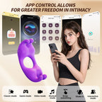 Bunny Wearable Clitoral Vibrating Cock Ring App Controlled