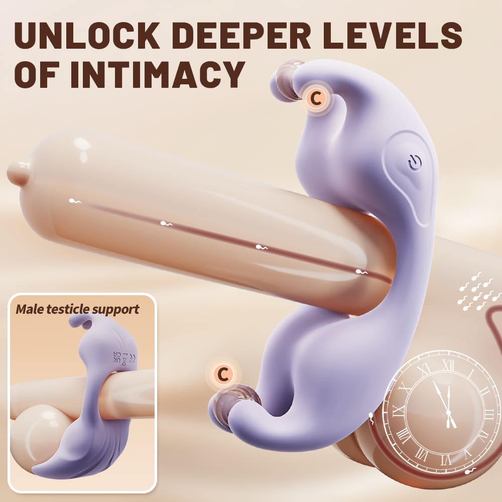 Bunny Wearable Clitoral Vibrating Cock Ring App Controlled