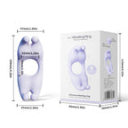 Bunny Wearable Clitoral Vibrating Cock Ring App Controlled