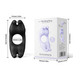 Bunny Wearable Clitoral Vibrating Cock Ring App Controlled