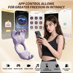 Butterfly Wearable Clitoral Vibrating Cock Ring App Controlled