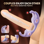 Butterfly Wearable Clitoral Vibrating Cock Ring App Controlled