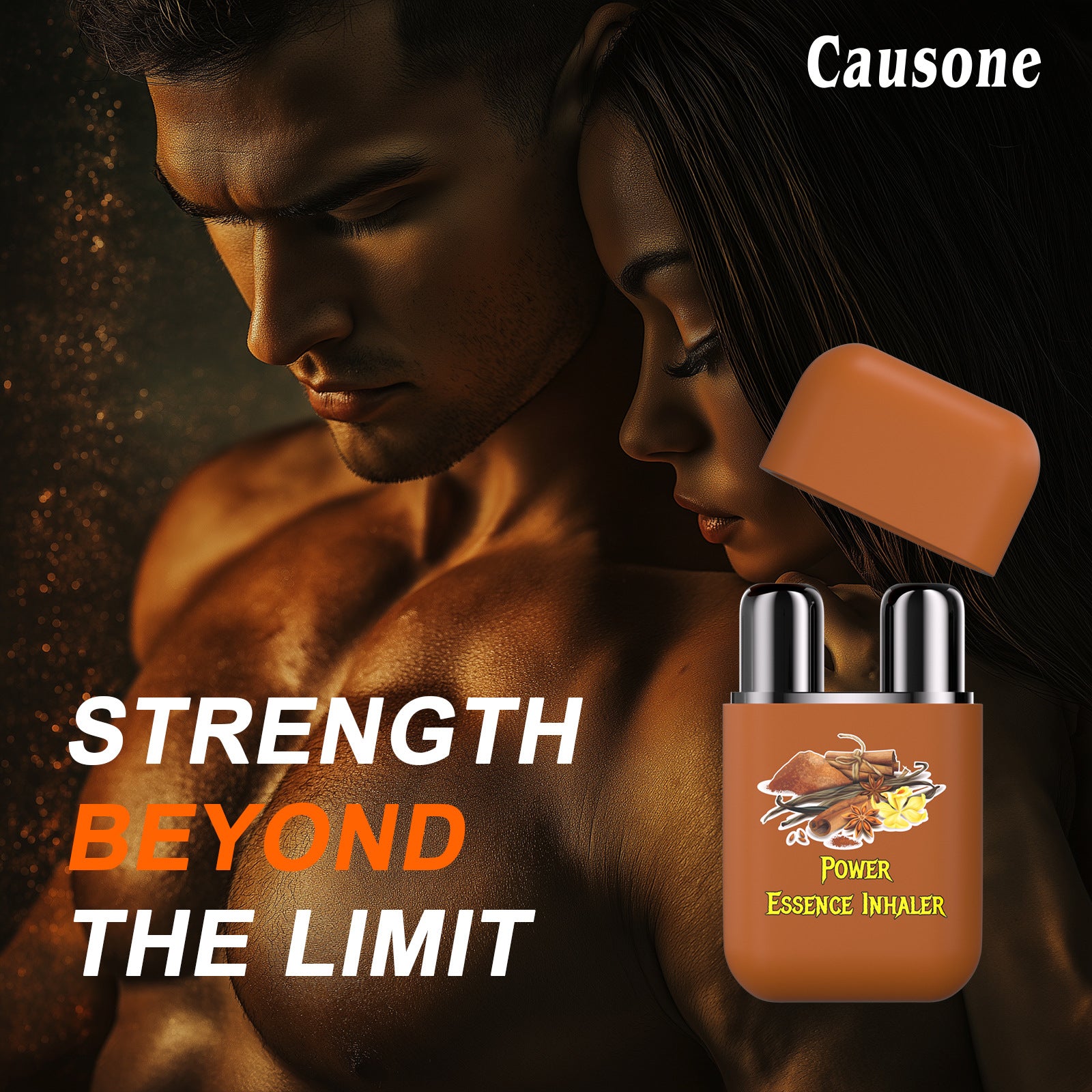 CAUSONE POWER Cinnamon Vanilla Aromatherapy Nasal Inhaler Stick