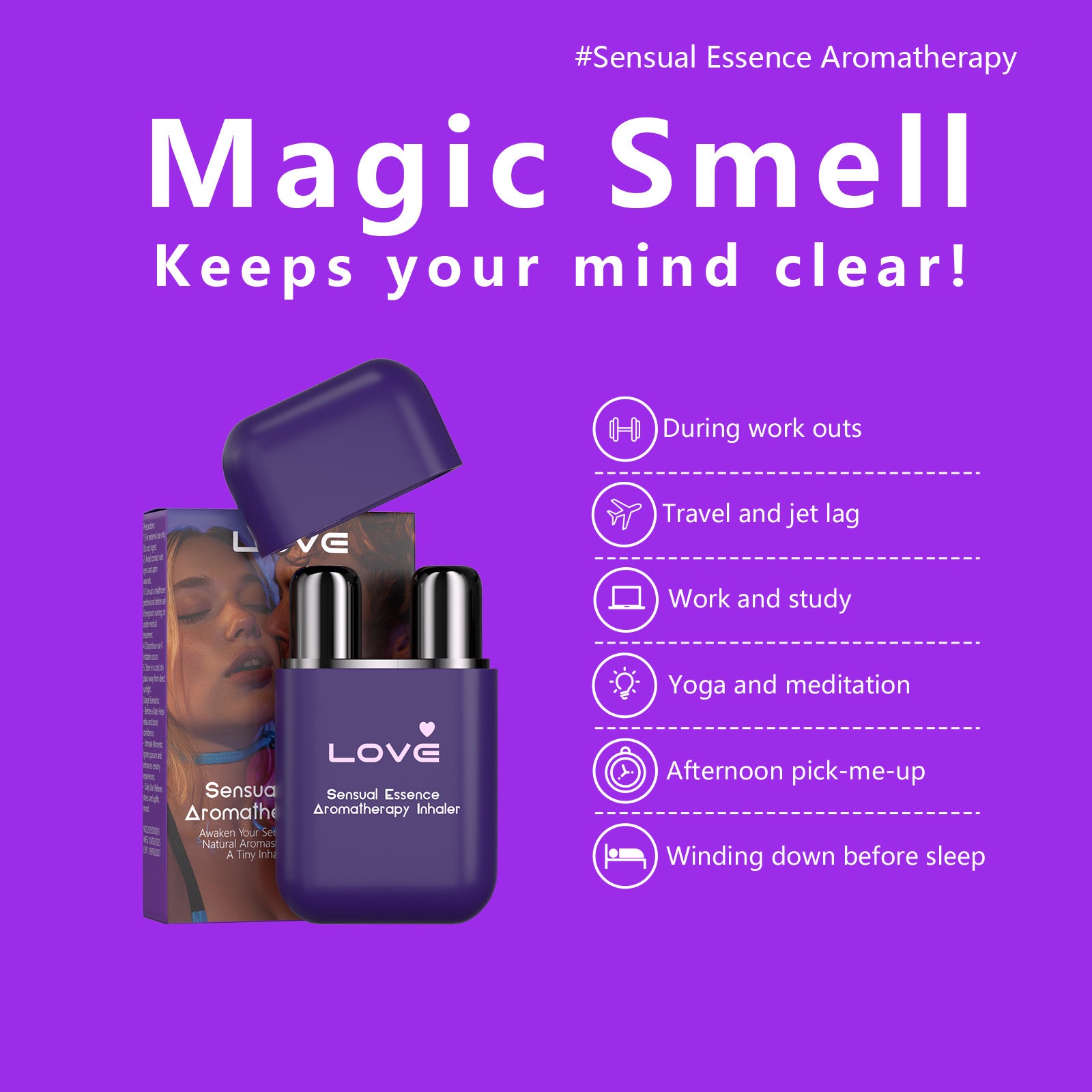 CAUSONE LOVE Aromatherapy Nasal Inhaler Stick