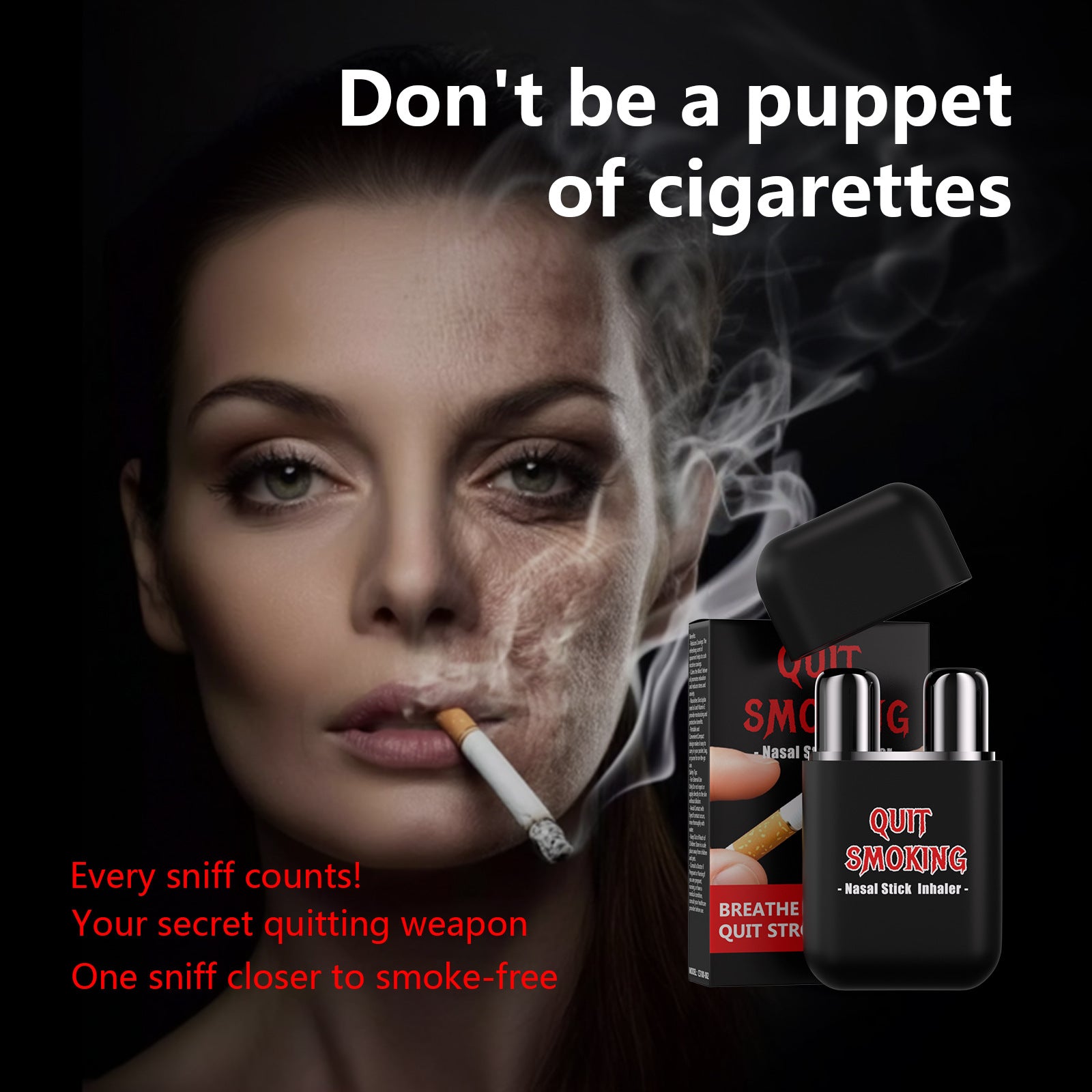 CAUSONE QUIT SMOKING Watermelon Aromatherapy Nasal Inhaler Stick