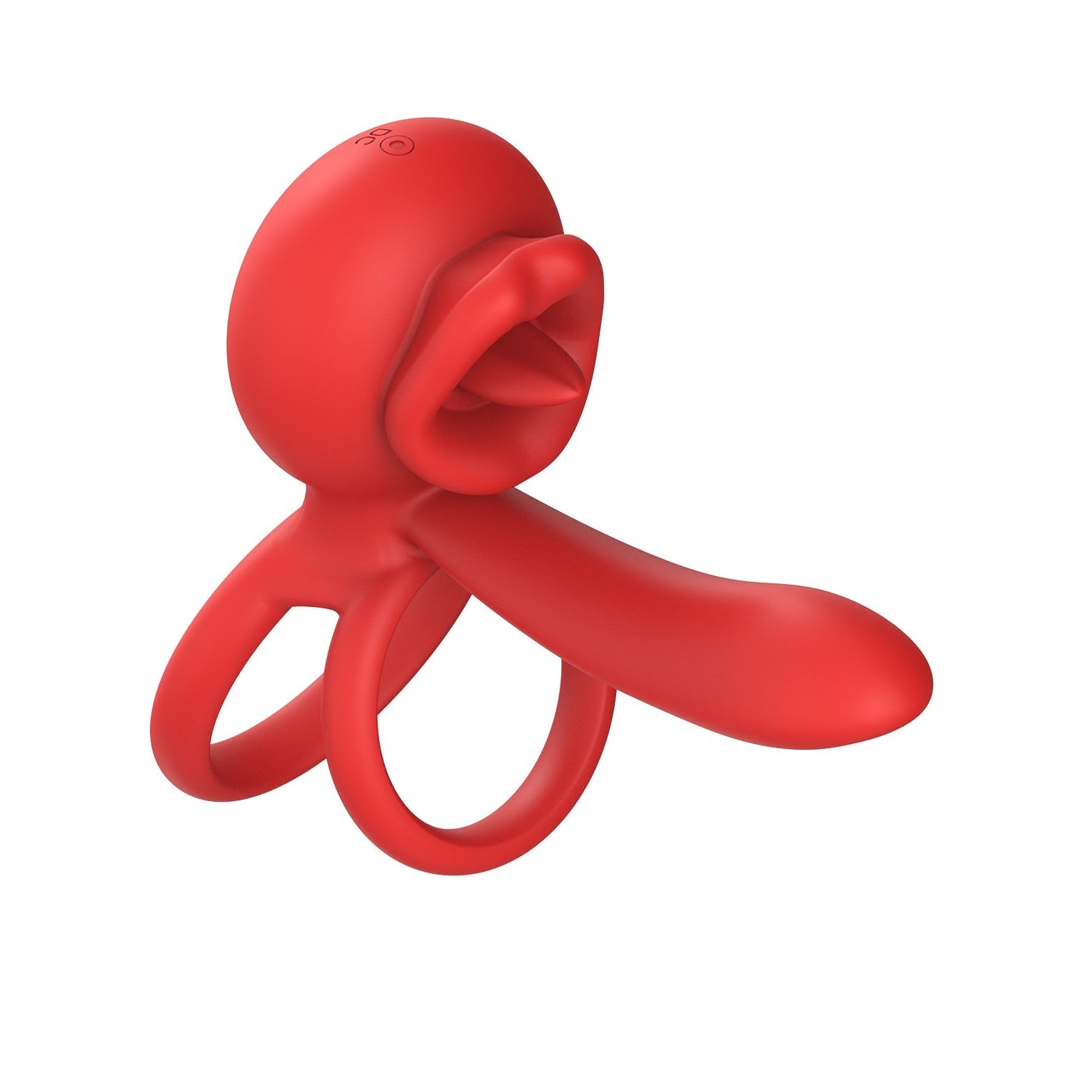 Dragon Tongue 2-in-1 Licking & Vibrating Cock Ring App Controlled