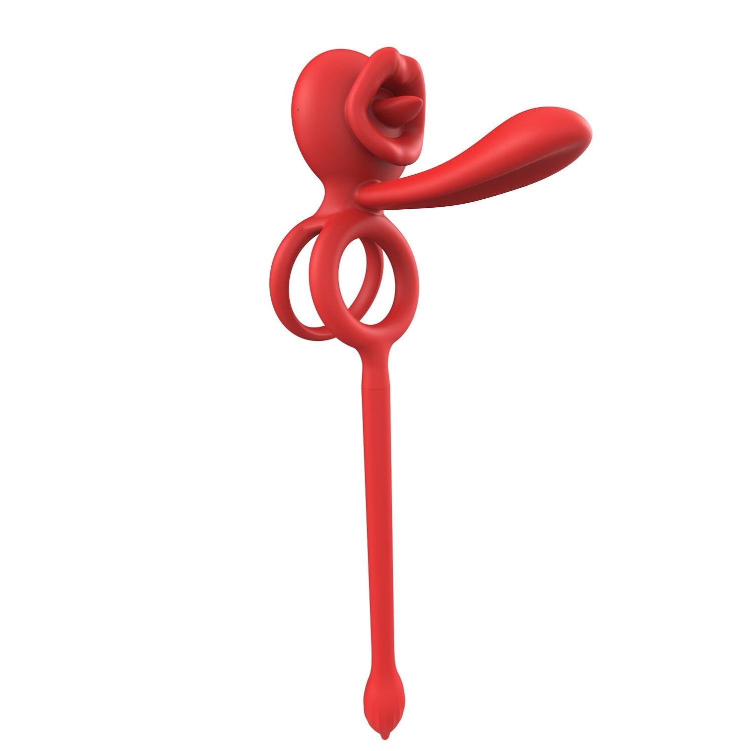 Dragon Tongue 3-in-1 Licking & Vibrating Cock Ring App Controlled