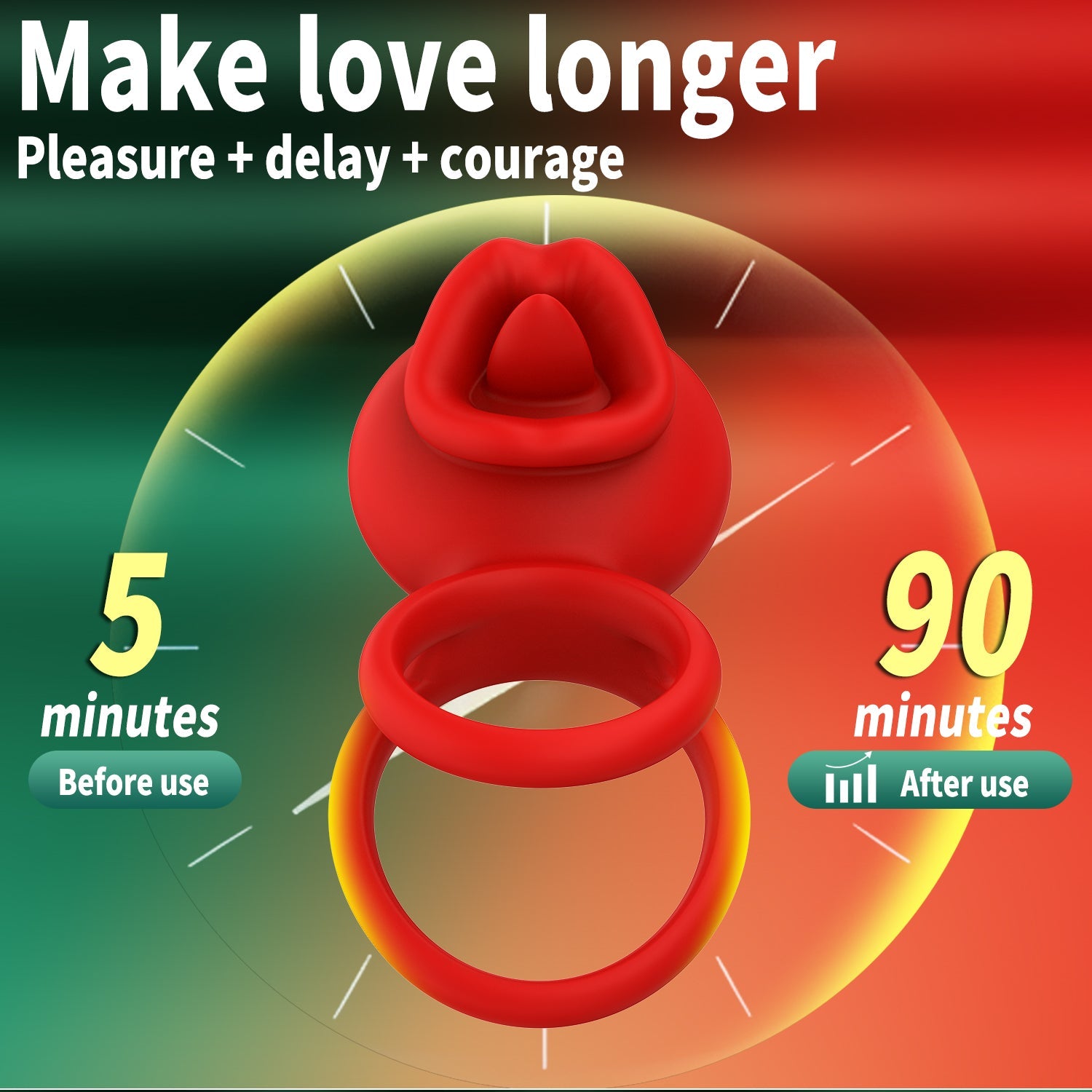 Dragon Tongue Licking & Vibrating Cock Ring App Controlled