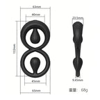 Dual Stimulation Clit Vibrating Cock Ring Remote & App Controlled