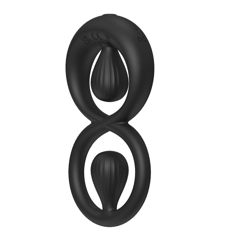 Dual Stimulation Clit Vibrating Cock Ring Remote & App Controlled