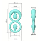 Dual Stimulation Clit Vibrating Cock Ring Remote & App Controlled