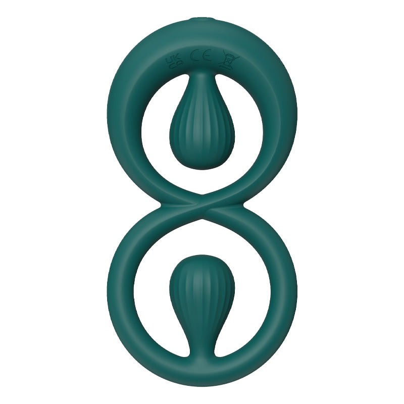 Dual Stimulation Clit Vibrating Cock Ring Remote & App Controlled