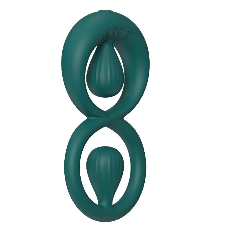 Dual Stimulation Clit Vibrating Cock Ring Remote & App Controlled