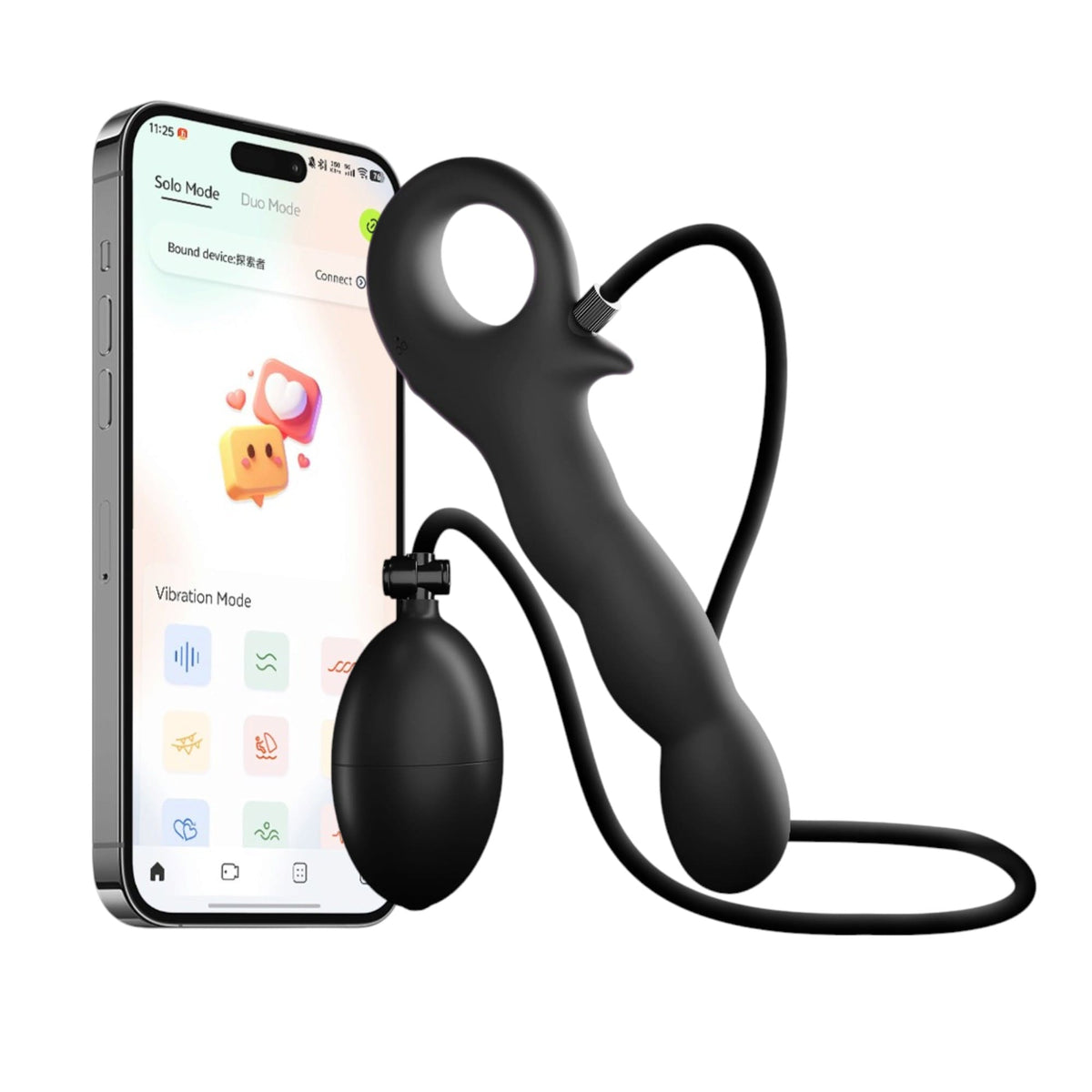 Explorer Inflatable Vibrating Prostate Massager App-Controlled
