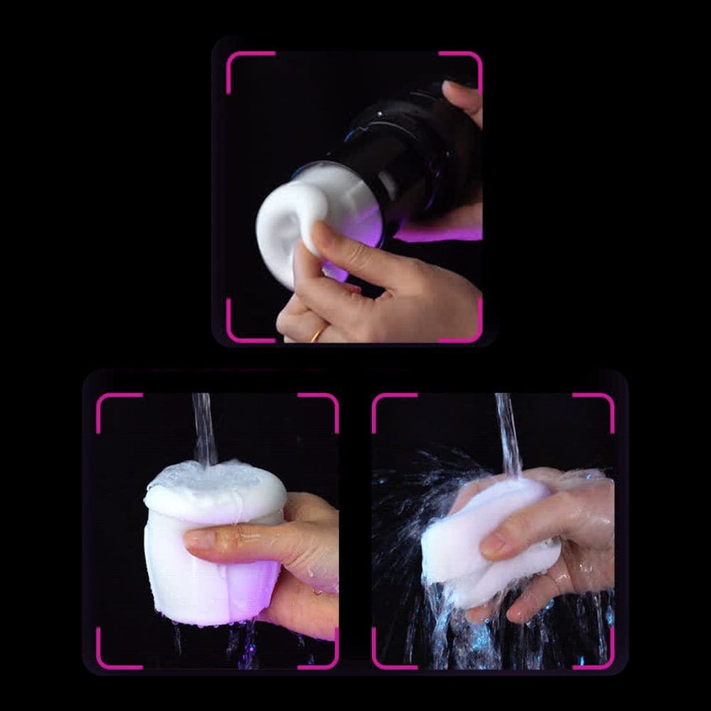 GALAKU Cyber Warrior Thrusting & Rotating Male Masturbator App-Controlled