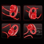 GALAKU Kiss Licking & Vibrating Cock Ring App Controlled