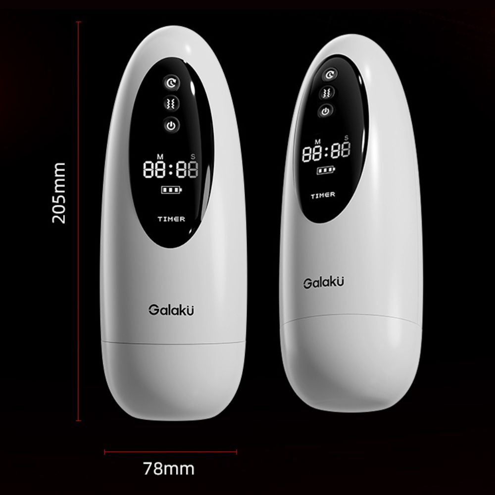GALAKU Timer Vibrating & AI Training Male Masturbator App-Controlled