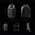 GALAKU Timer Vibrating & Tapping Male Masturbator App-Controlled