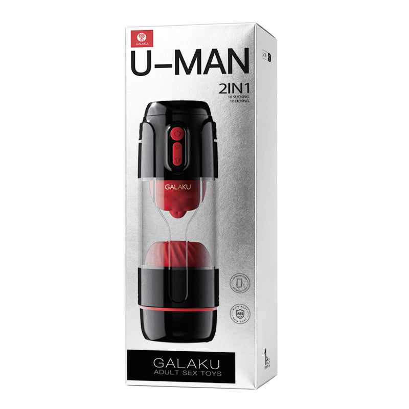 GALAKU U-man Sucking & Tongue-Licking Male Masturbator App-Controlled