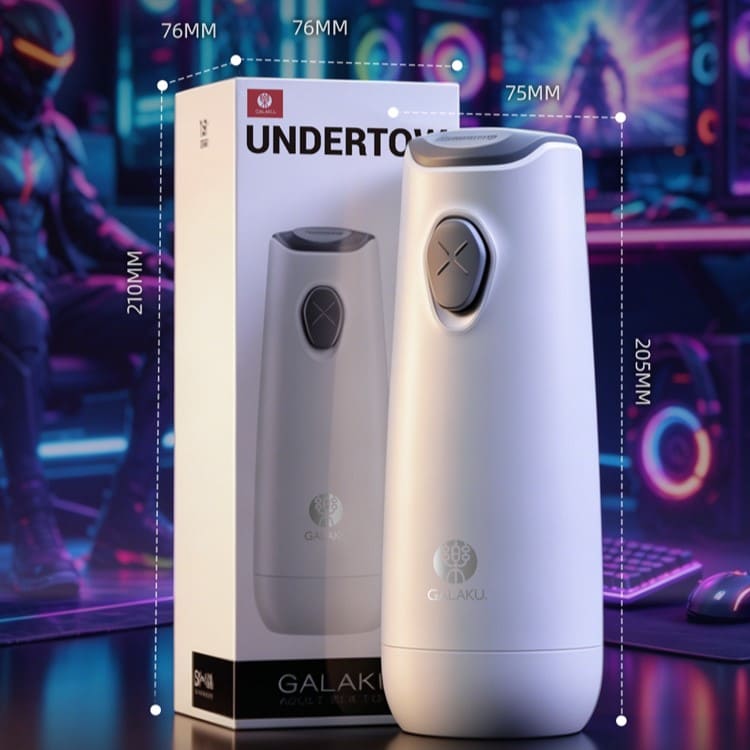 GALAKU Undertow Sucking & Vibrating Male Masturbator App Controlled