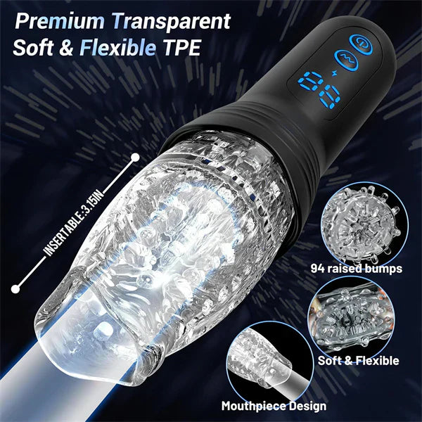 Gawk Gawk 3000 Pro Sucking & Vibrating Male Masturbator Cup