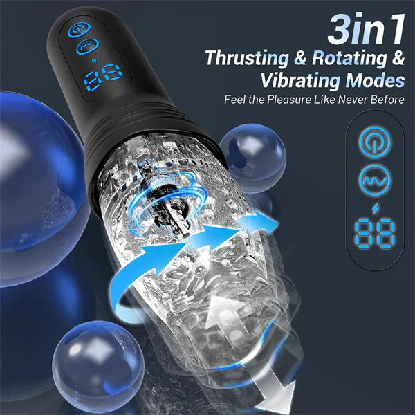 Gawk Gawk 3000 Pro Sucking & Vibrating Male Masturbator Cup