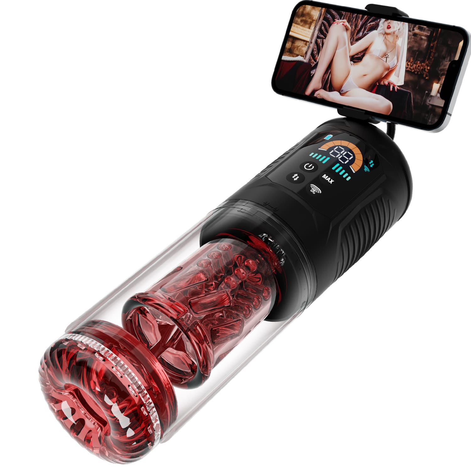 Hgod Peak Thrusting & Sucking Male Masturbator With Suction Base