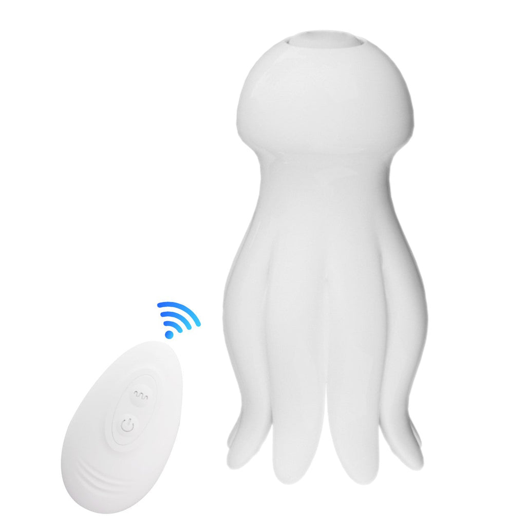 Jiuuy Octopus Glans Training Vibrating Masturbator Remote Controlled