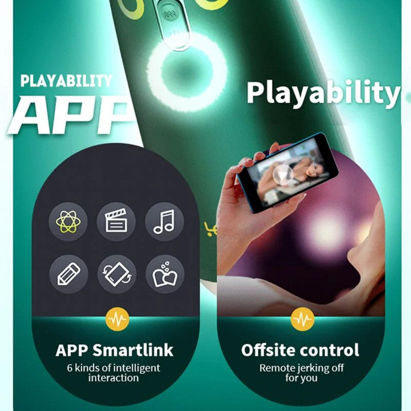 Leten Birds Realistic Vibrating Male Masturbator App Controlled - Takizawa Rola